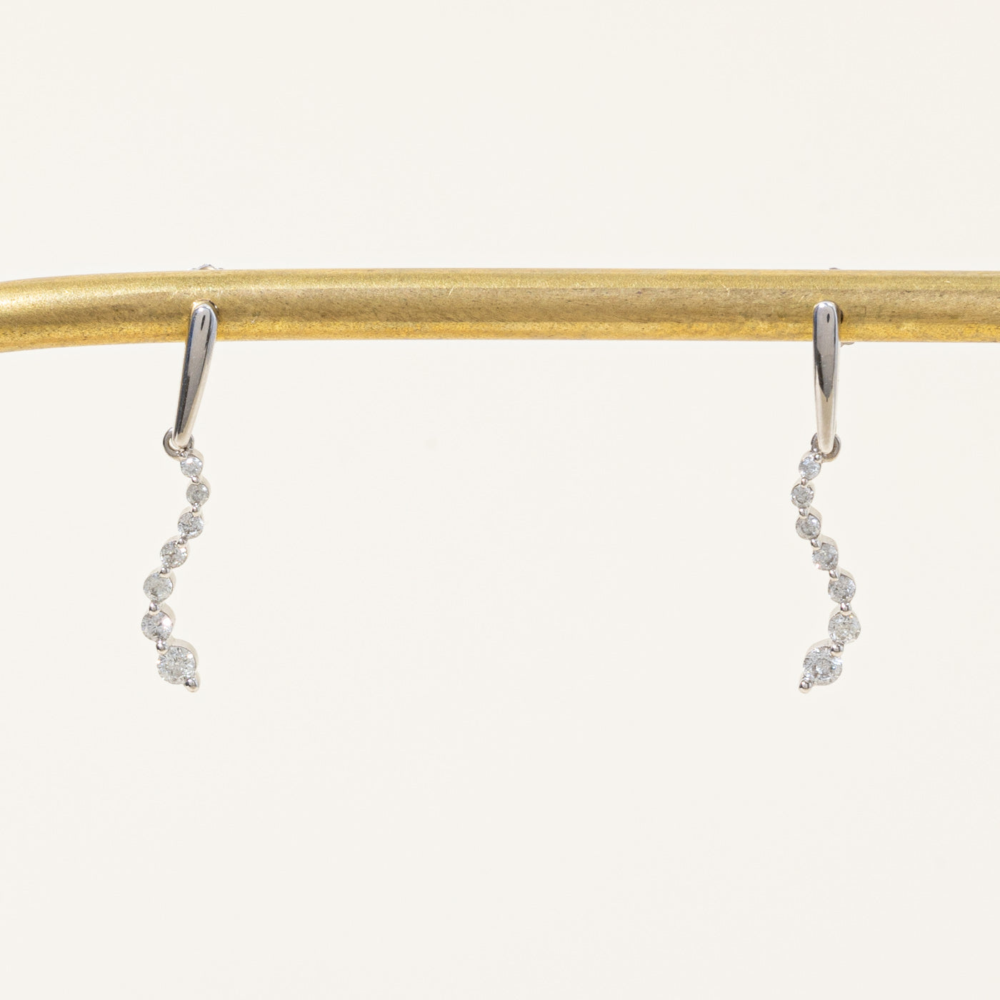 Diamond Wave Drop Earrings | 0.23ctw |