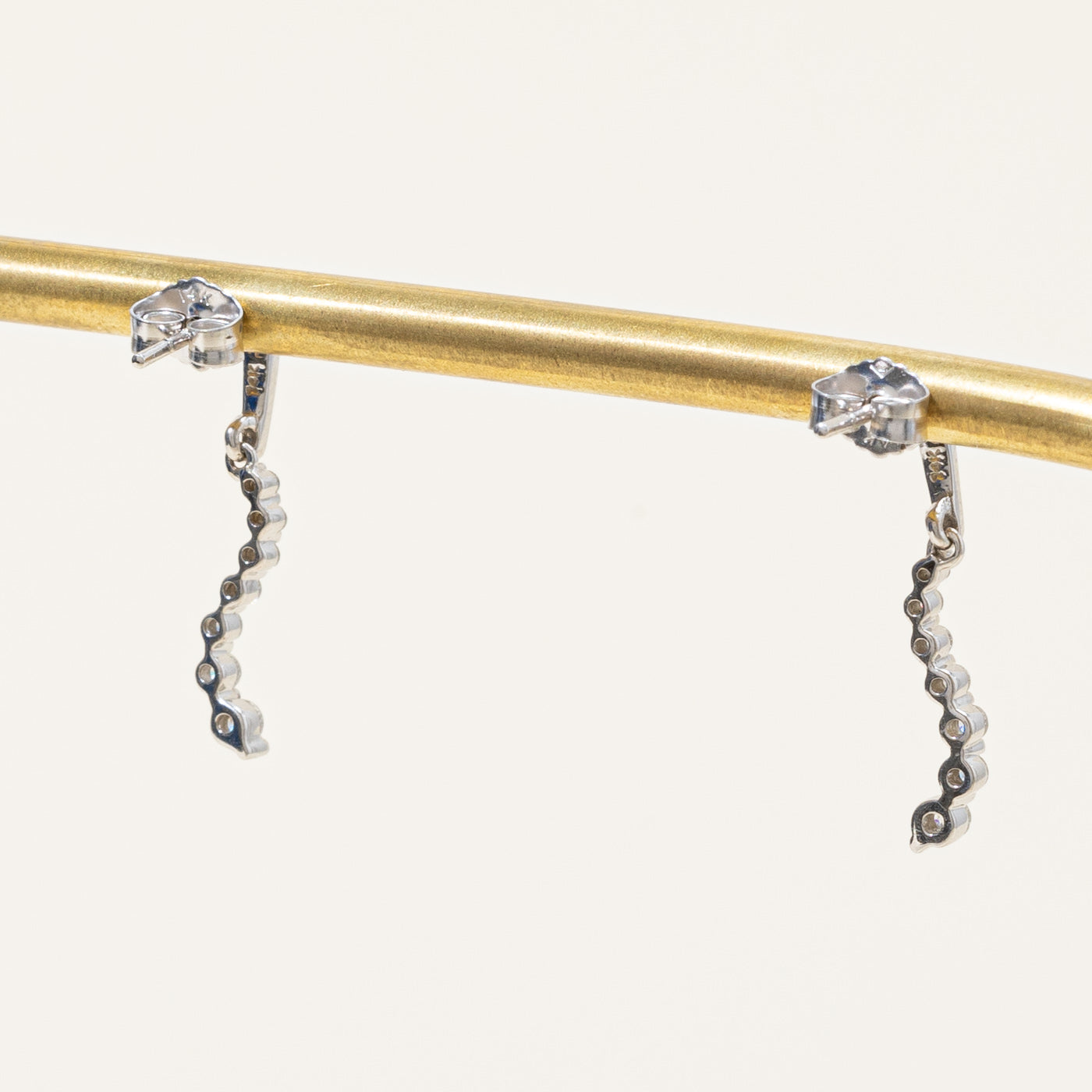 Diamond Wave Drop Earrings | 0.23ctw |
