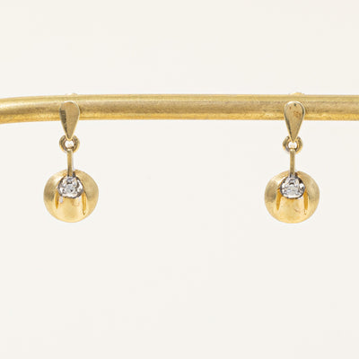 Diamond Drop Earrings | 0.04ctw |
