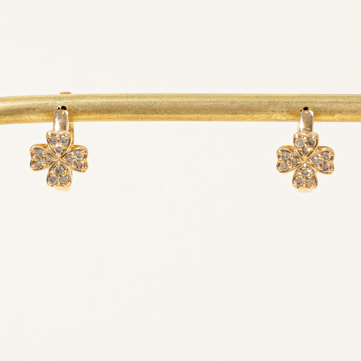 Diamond Four Leaf Clover Earrings | 0.30ctw |