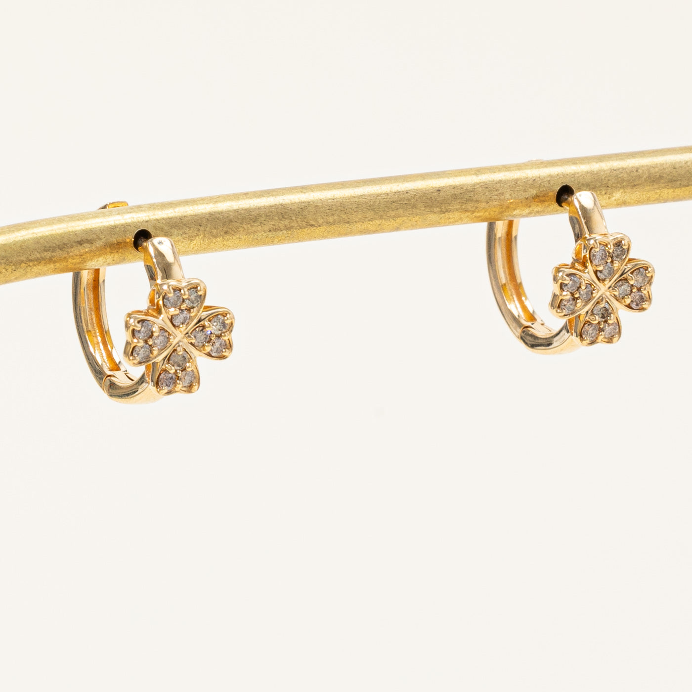 Diamond Four Leaf Clover Earrings | 0.30ctw |
