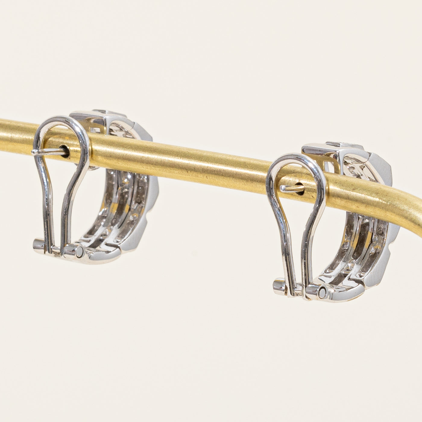 Diamond Half Huggie Earrings | 0.60ctw |