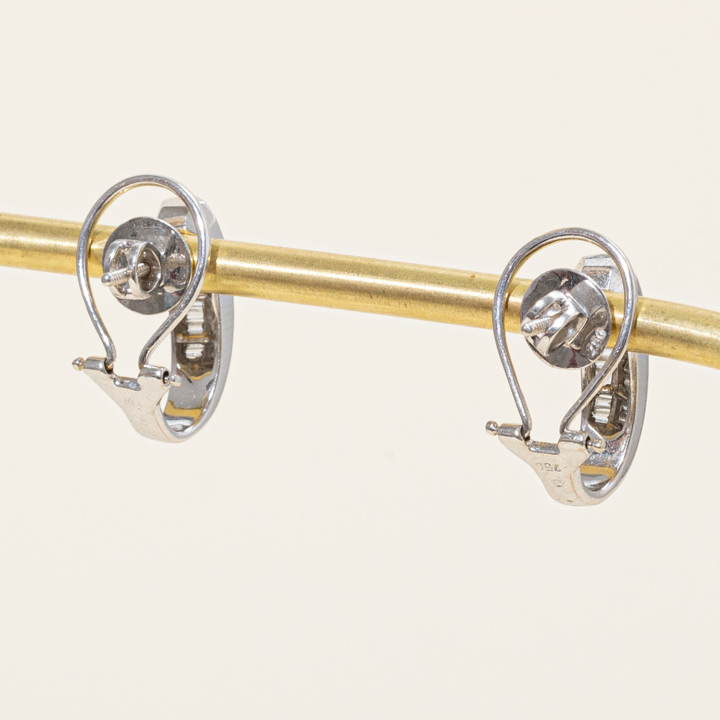 Baguette Cut Diamond Earrings | 0.36ctw |