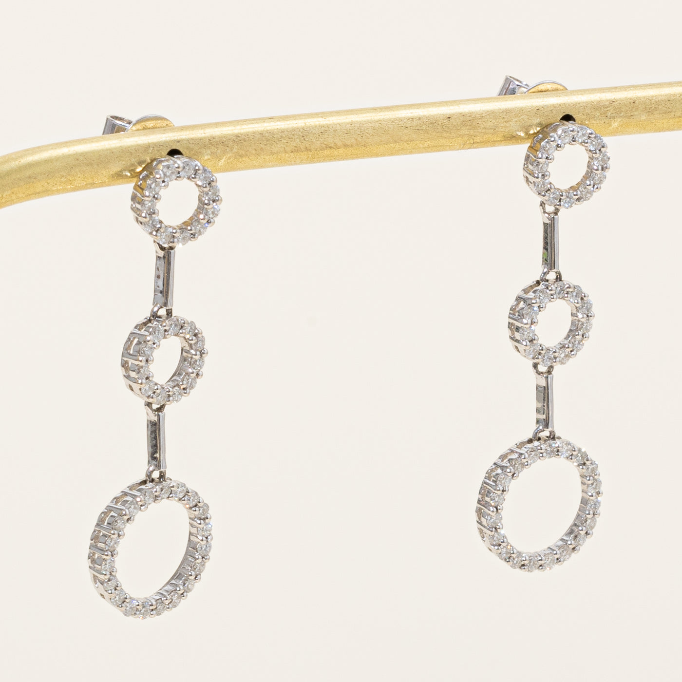 Diamond Drop Earrings | 0.88ctw |