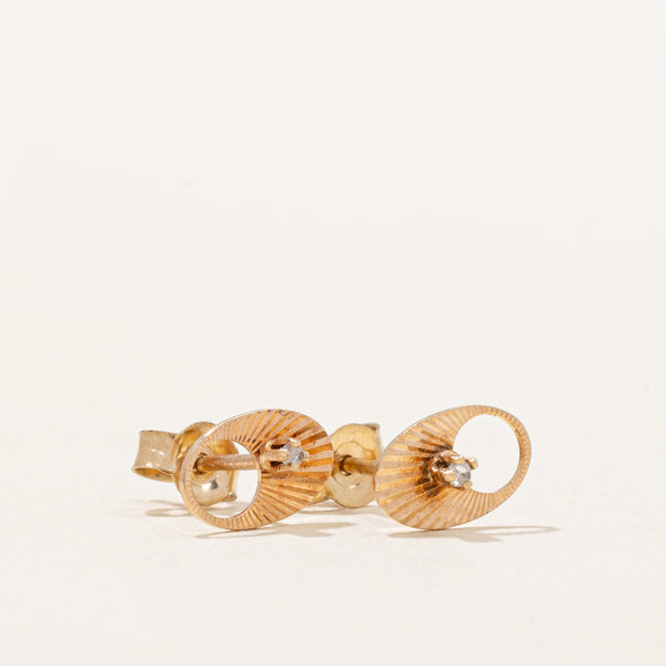 Diamond Stud Earrings | 0.01ctw |