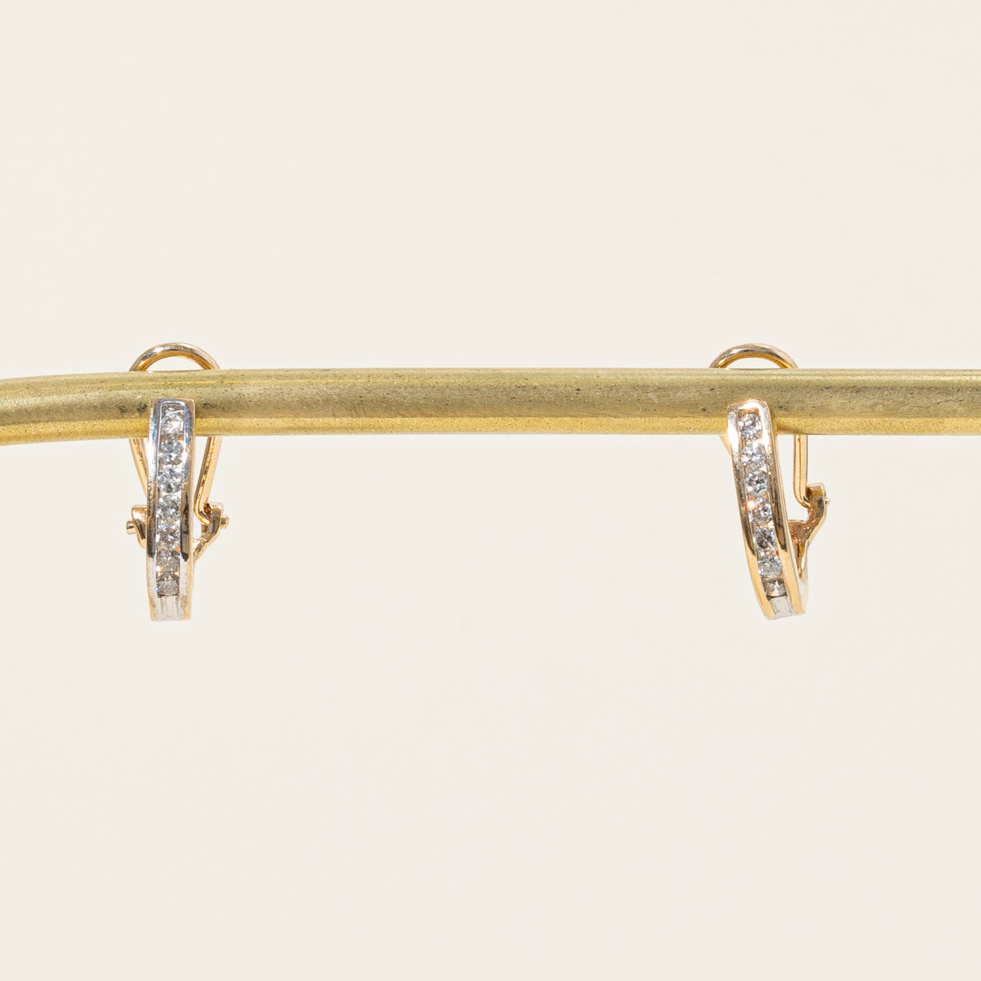 Boucles d'oreilles demi-huggie en diamants | 0,28 ct | 