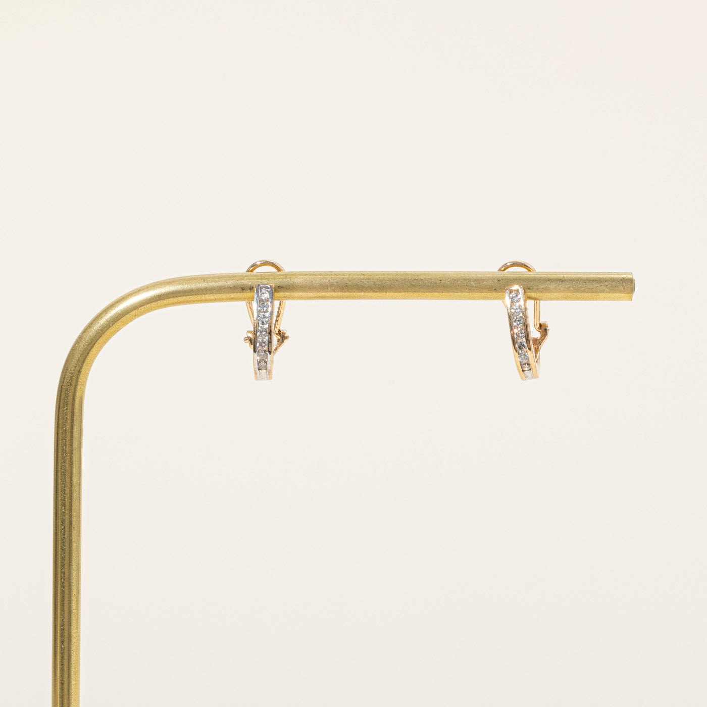 Boucles d'oreilles demi-huggie en diamants | 0,28 ct | 