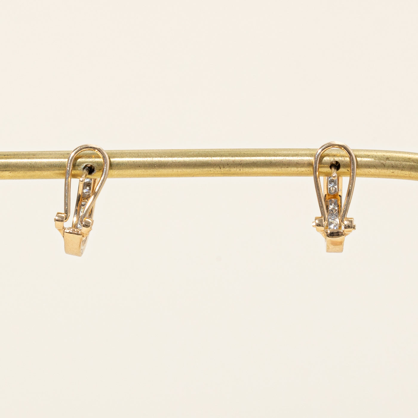 Boucles d'oreilles demi-huggie en diamants | 0,28 ct | 