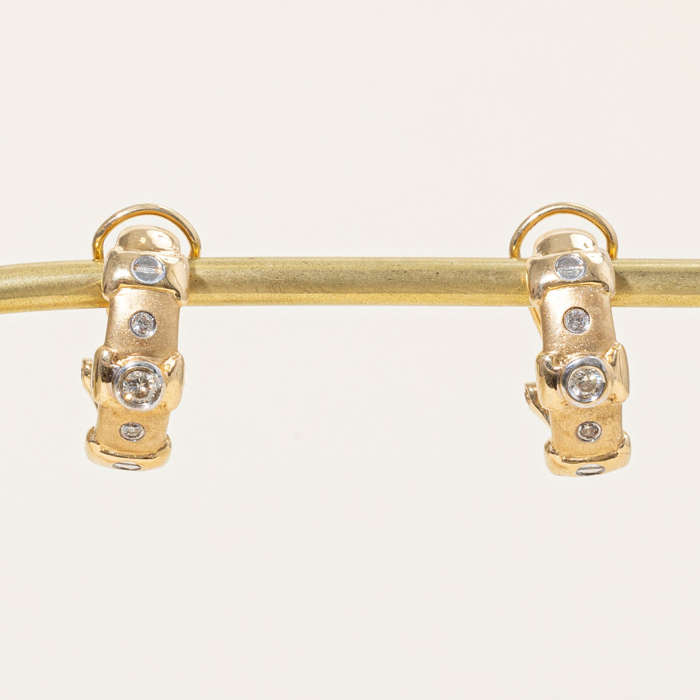 Diamond Half Huggie Earrings | 0.23ctw |