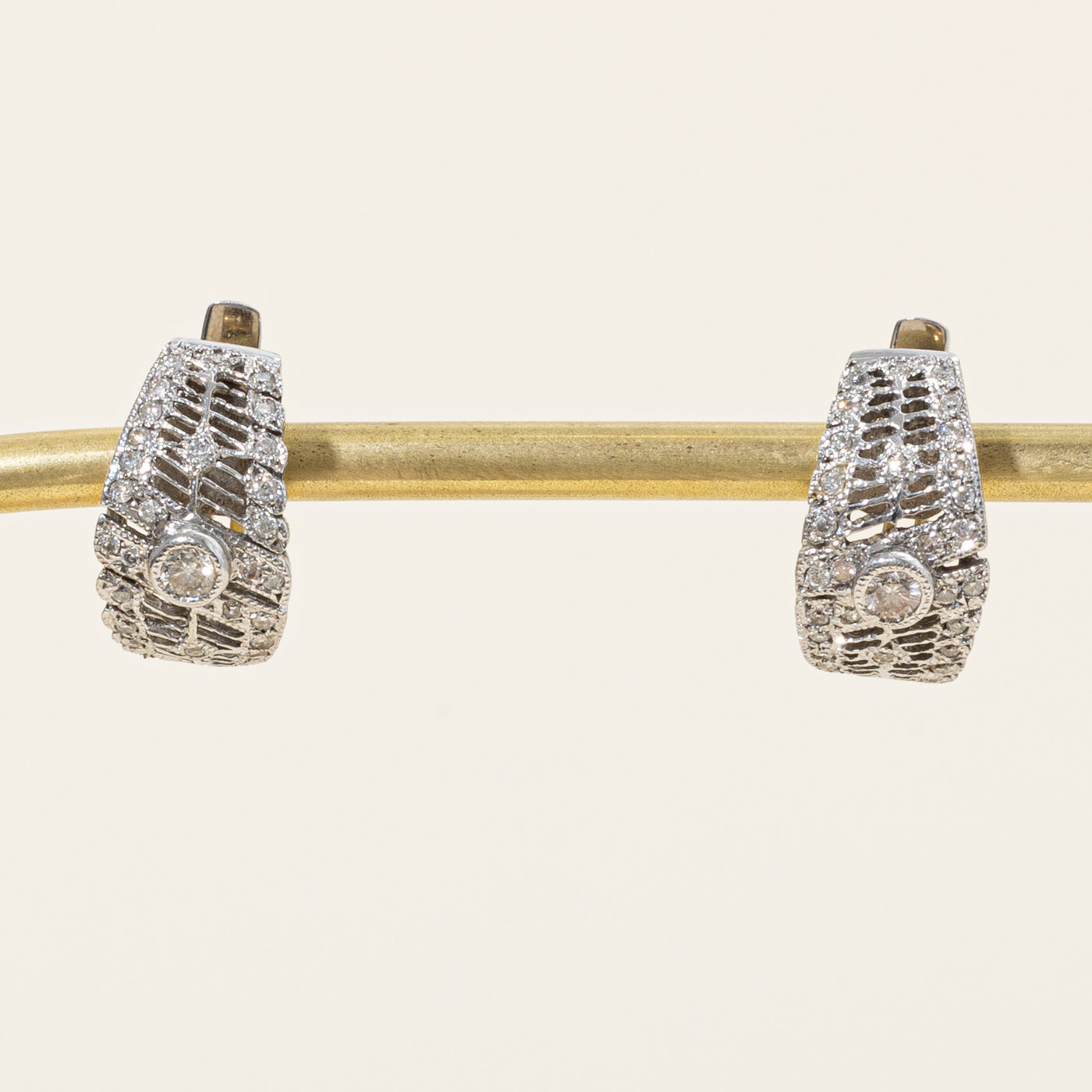 Diamond Huggie Earrings | 0.54ctw |