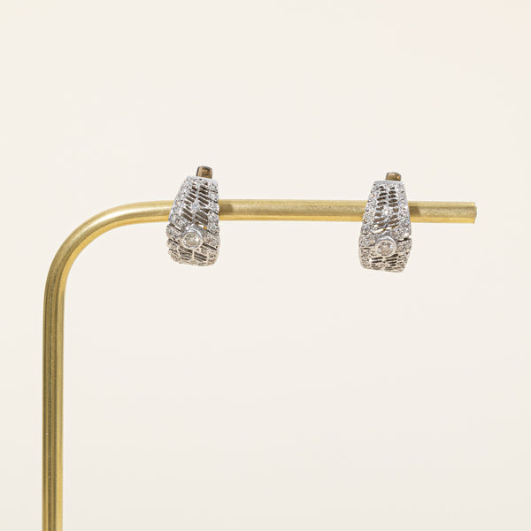 Diamond Huggie Earrings | 0.54ctw |