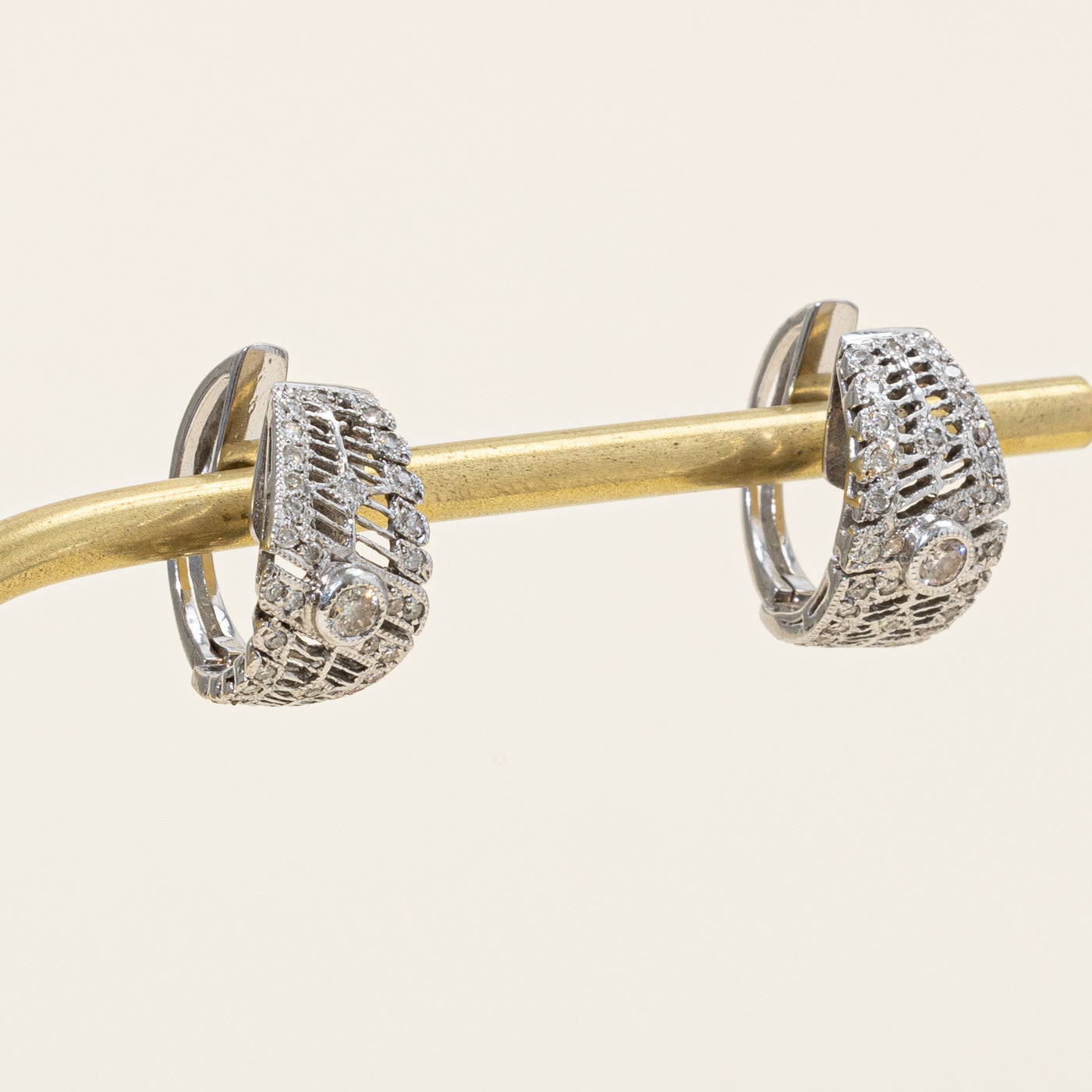 Diamond Huggie Earrings | 0.54ctw |