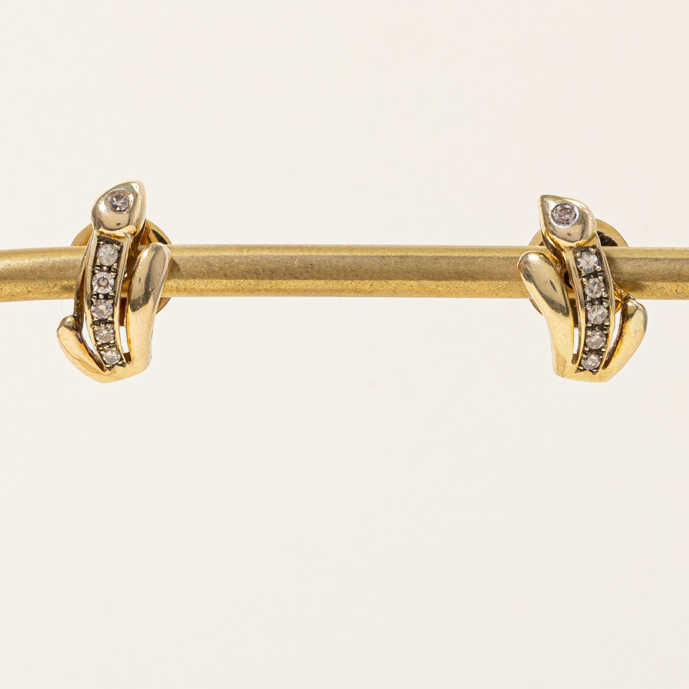 Diamond Abstract Stud Earrings | 0.19ctw |