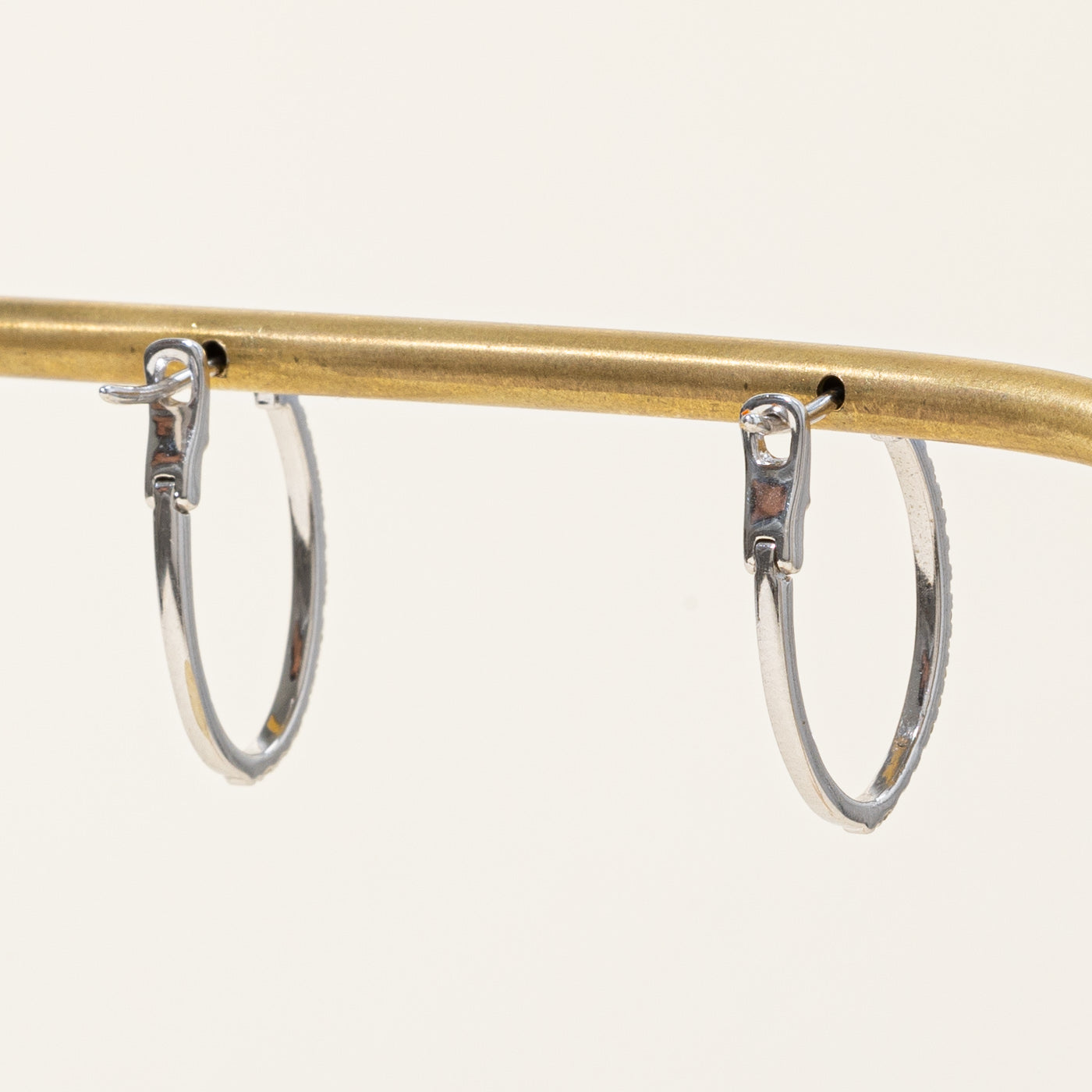Diamond Oval Hoop Earrings | 0.21ctw |