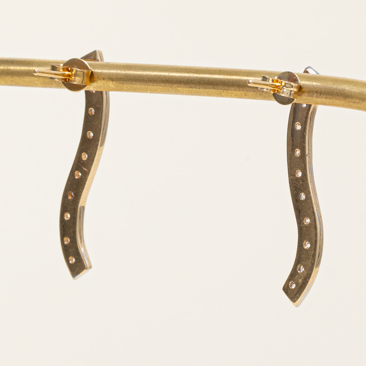 Diamond Wavy Drop Earrings | 0.88ctw |