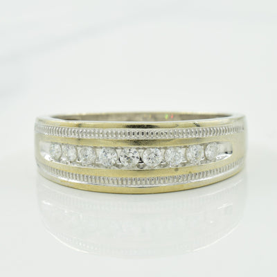 Channel Set Diamond Ring | 0.25ctw | SZ 10.5 |