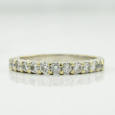 Semi Eternity Diamond Ring | 0.48ctw | SZ 6.25 |