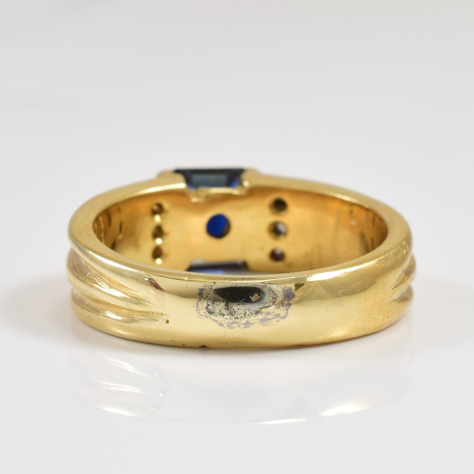 Sapphire & Diamond Ring | 0.60ct, 0.12ctw | SZ 7.25 |