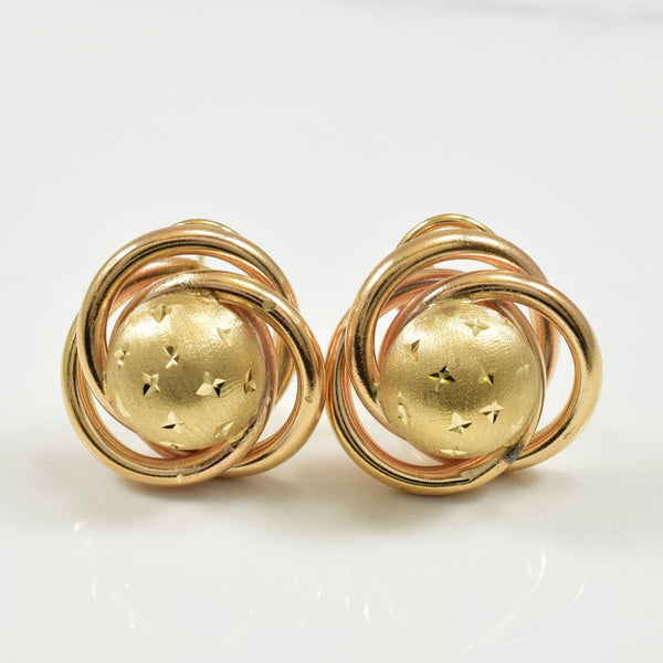 14k Yellow Gold Earrings |