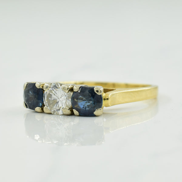Sapphire & Diamond Ring | 0.60ctw, 0.33ct | SZ 4.25 |
