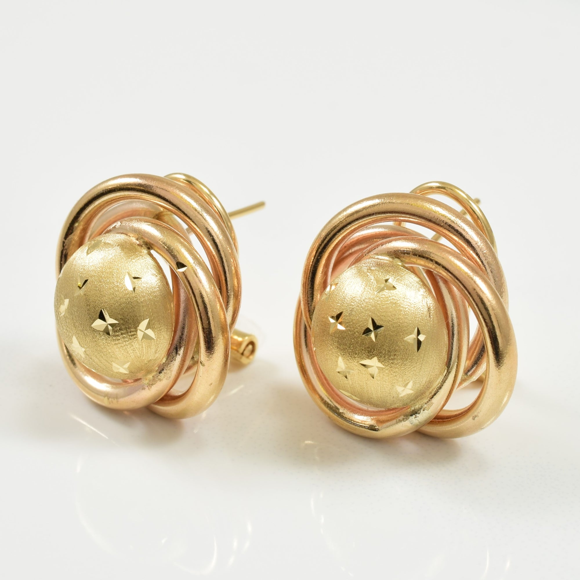 14k Yellow Gold Earrings |