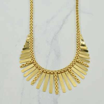 14k Yellow Gold Necklace | 15