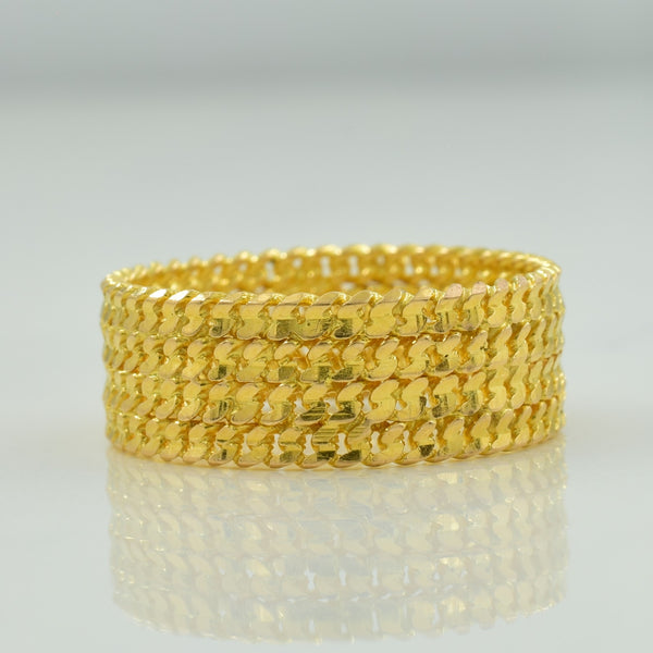18k Yellow Gold Ring | SZ 7.75 |