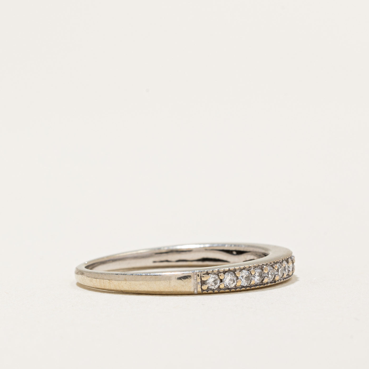 Diamond Semi Eternity Ring | 0.17ctw | SZ 6.25 |