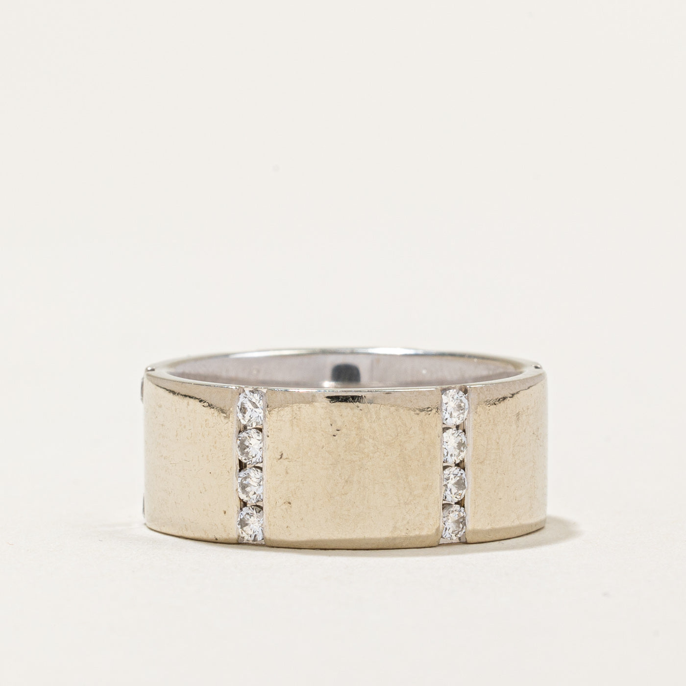 Tension Set Diamond Band | 0.55ctw | SZ 6.5 |