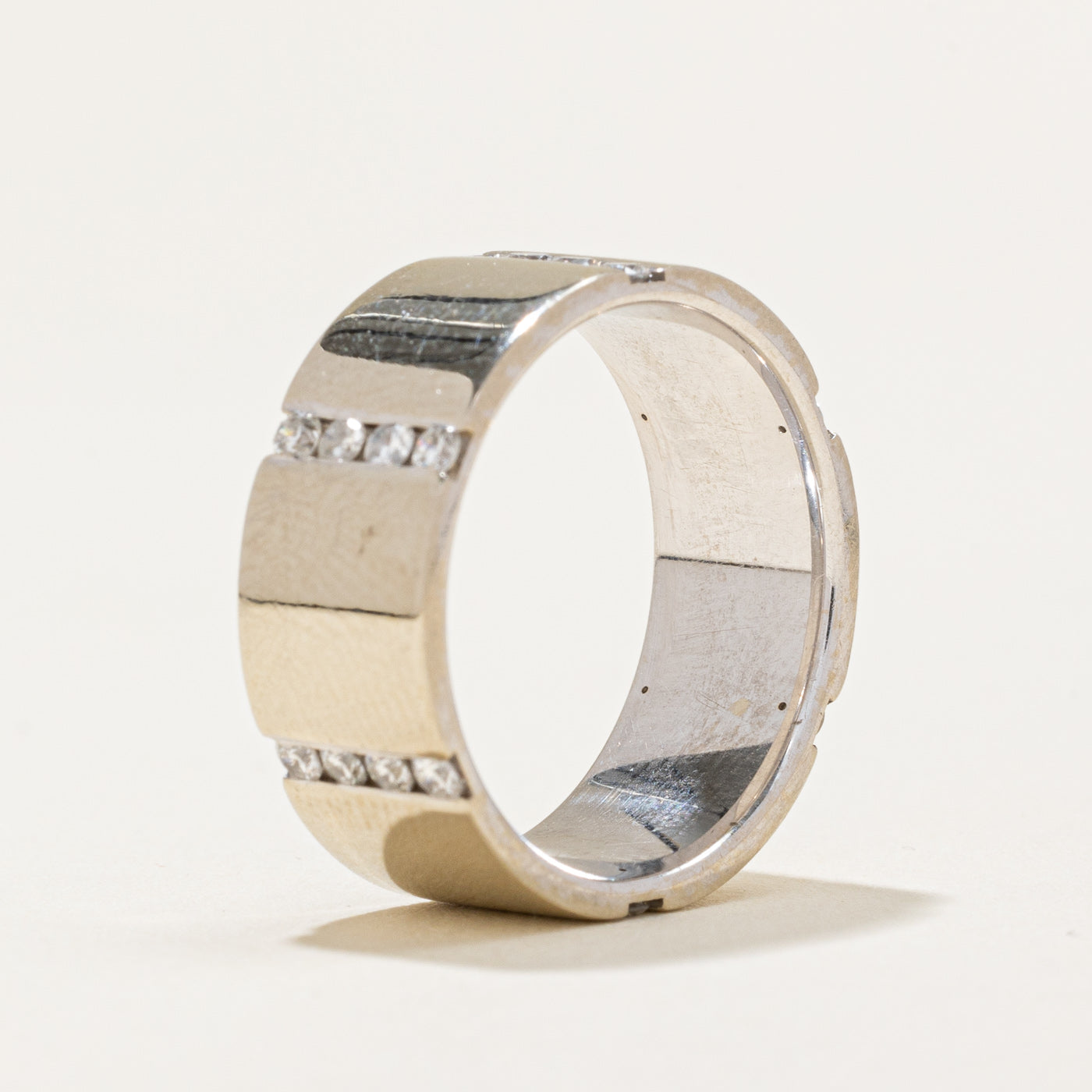 Tension Set Diamond Band | 0.55ctw | SZ 6.5 |