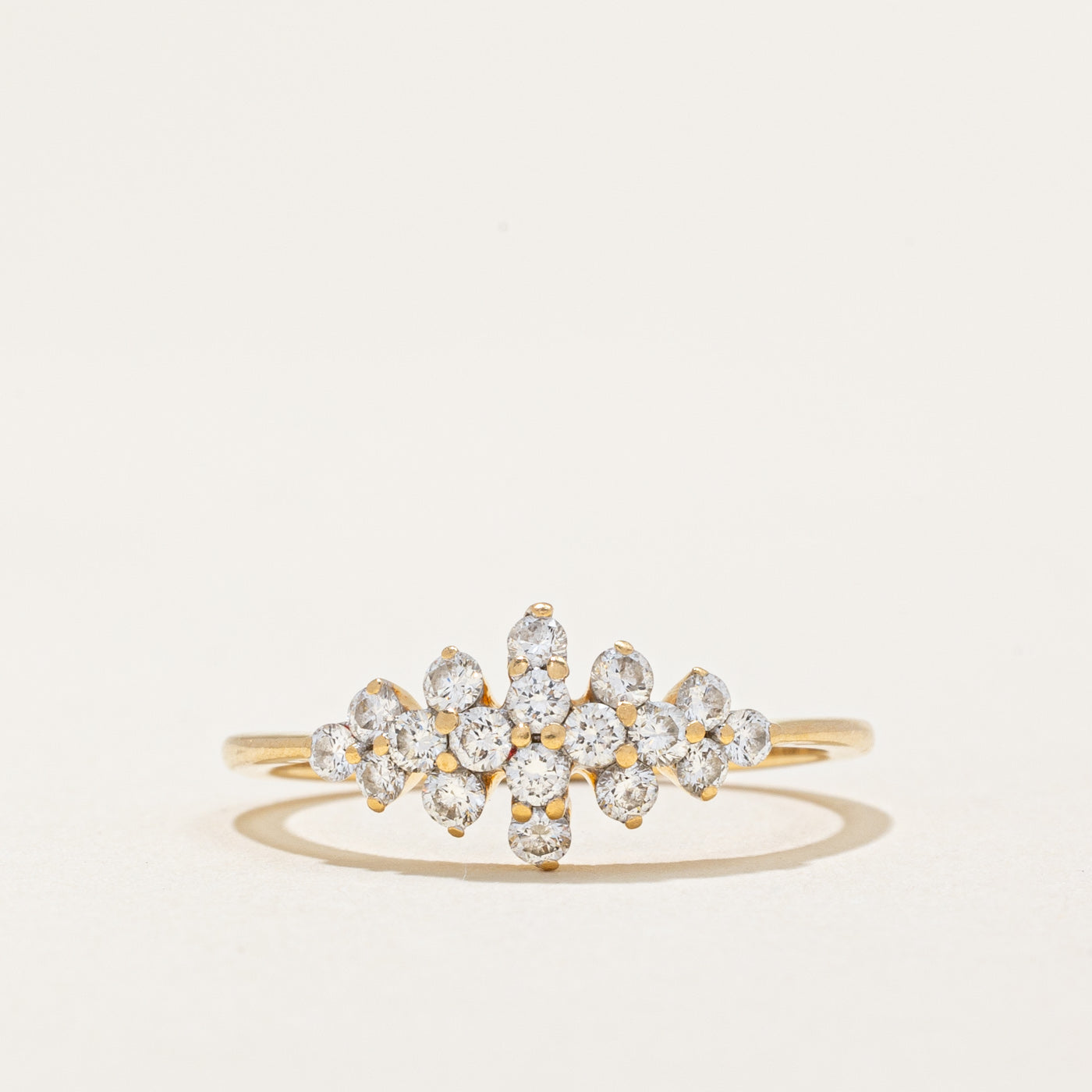 Diamond Cocktail Ring | 0.42ctw | SZ 6.75 |