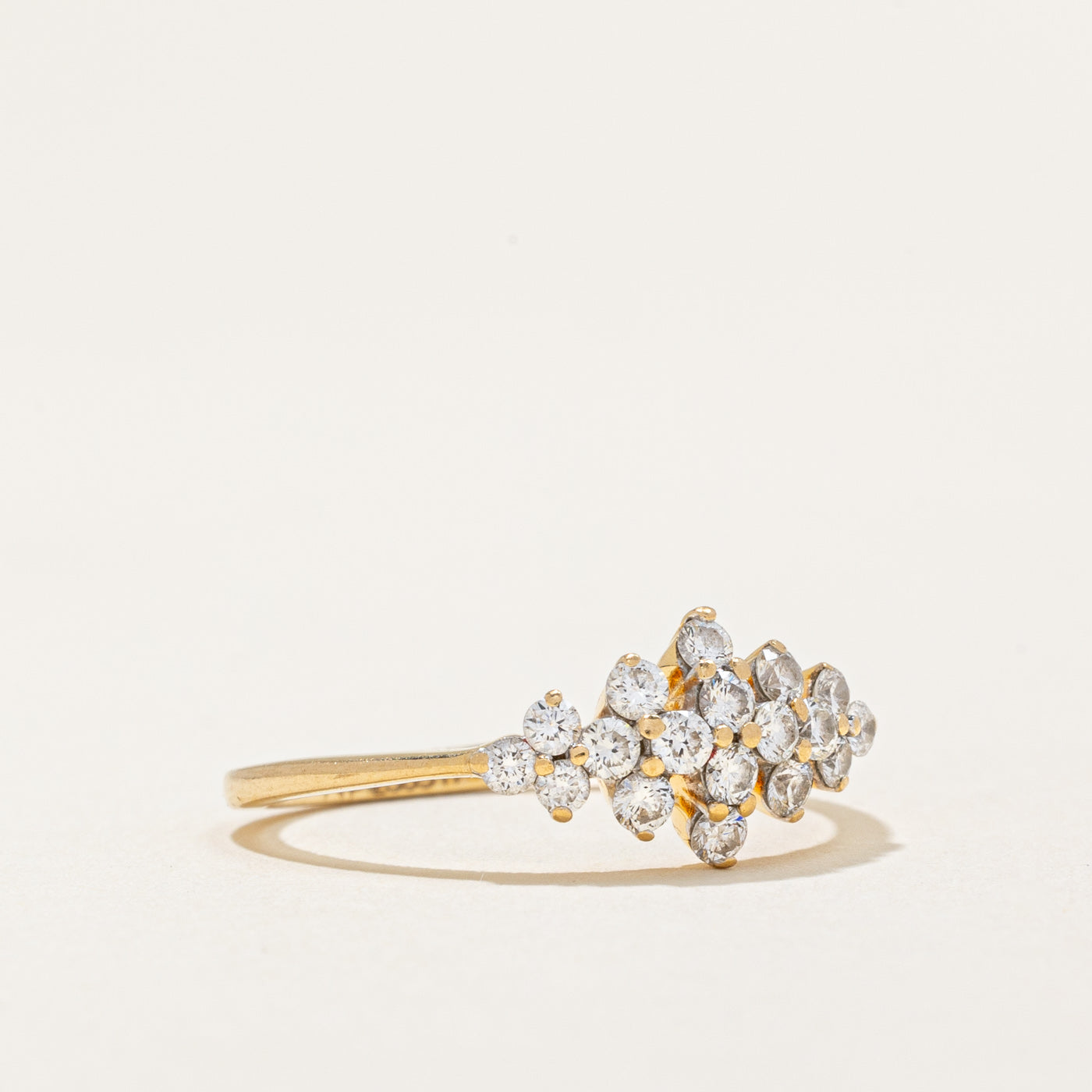 Diamond Cocktail Ring | 0.42ctw | SZ 6.75 |