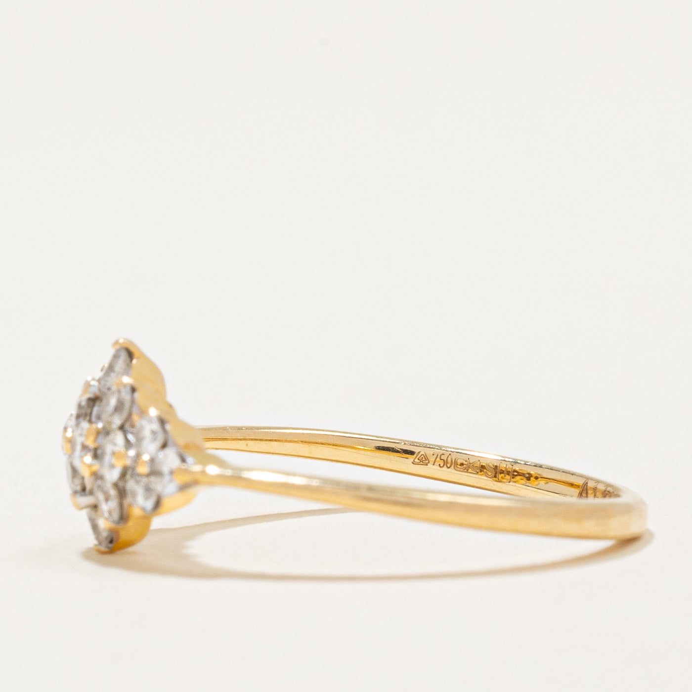 Diamond Cocktail Ring | 0.42ctw | SZ 6.75 |