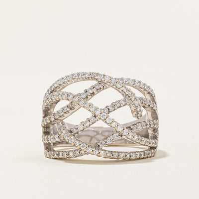 Diamond Cocktail Ring | 0.65ctw | SZ 6.75 |