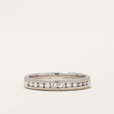 Channel Set Semi Eternity Diamond Ring | 0.23ctw | SZ 5.75 |