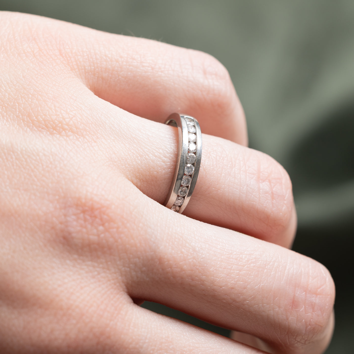 Channel Set Semi Eternity Diamond Band | 0.33ctw | SZ 6.25