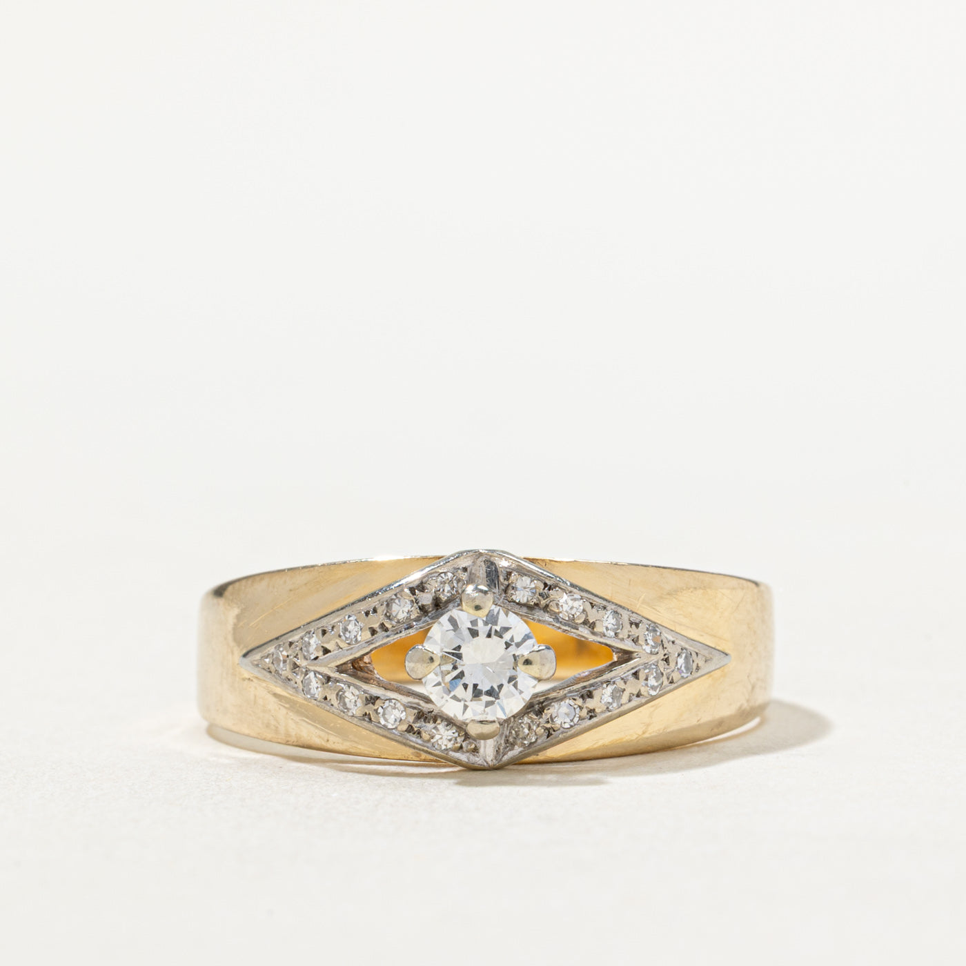Rhombus Design Diamond Ring | 0.43ctw | SZ 11.25