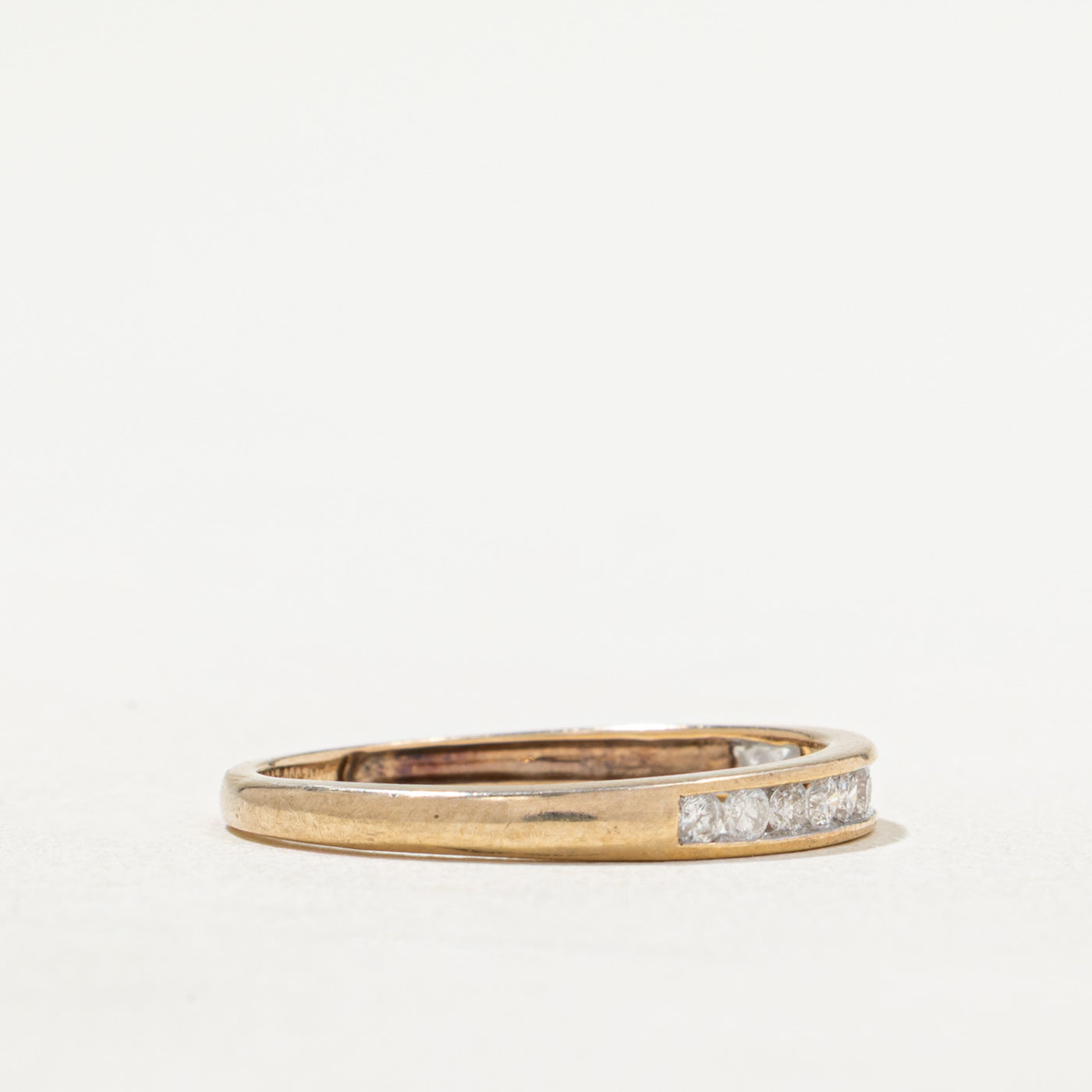 Channel Set Semi Eternity Diamond Band | 0.20ctw | SZ 6.5