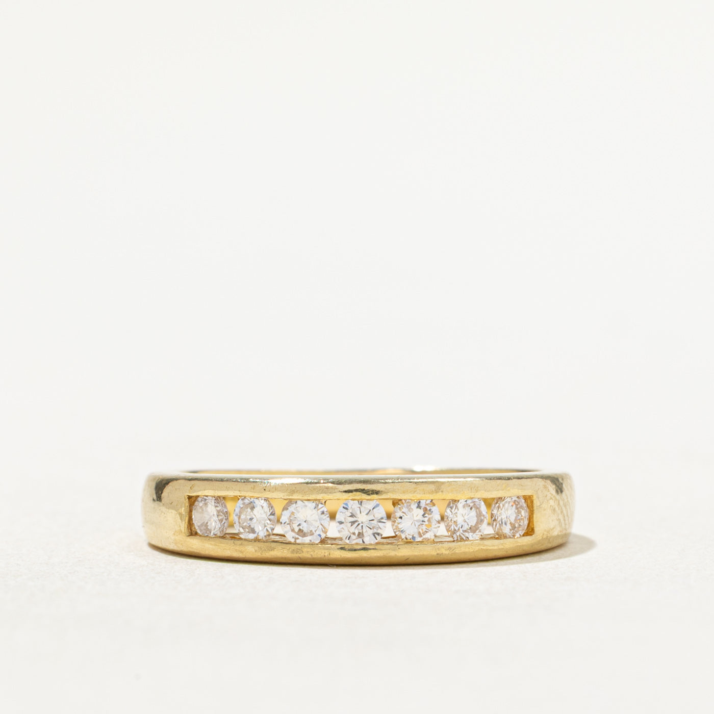 Channel Set Semi Eternity Diamond Band | 0.29ctw | SZ 6