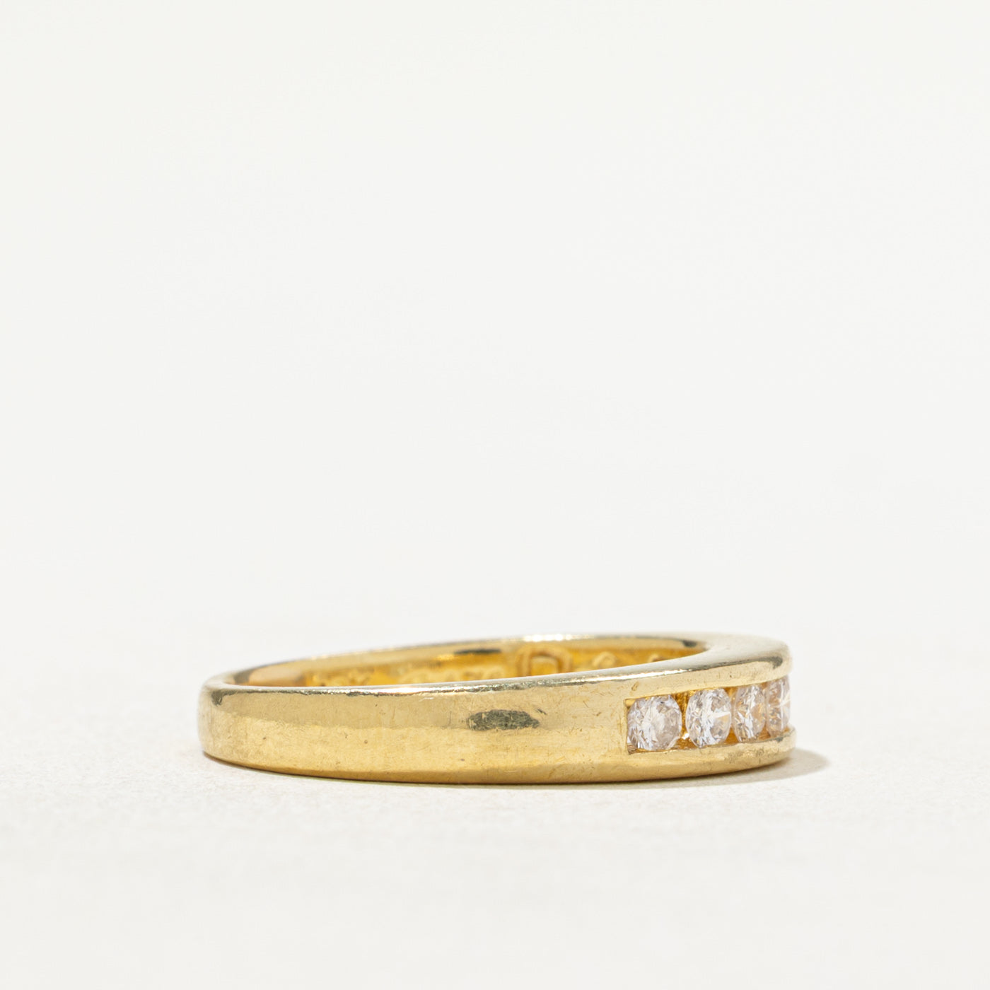 Channel Set Semi Eternity Diamond Band | 0.29ctw | SZ 6
