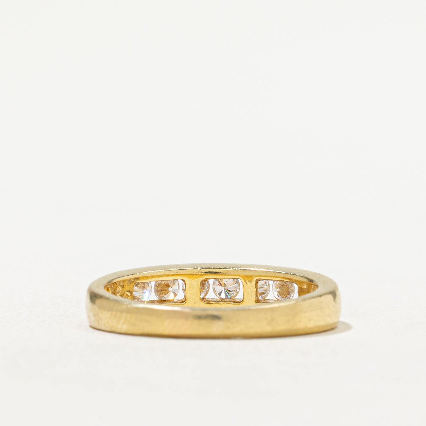 Channel Set Semi Eternity Diamond Band | 0.29ctw | SZ 6