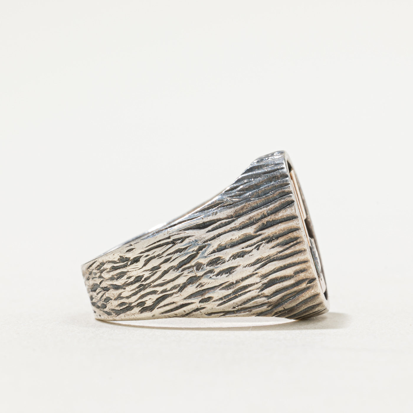 Brutalist Inspired Diamond Ring | 0.17ct | SZ 8.5