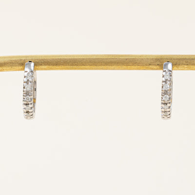 Diamond Huggie Earrings | 0.10ctw |