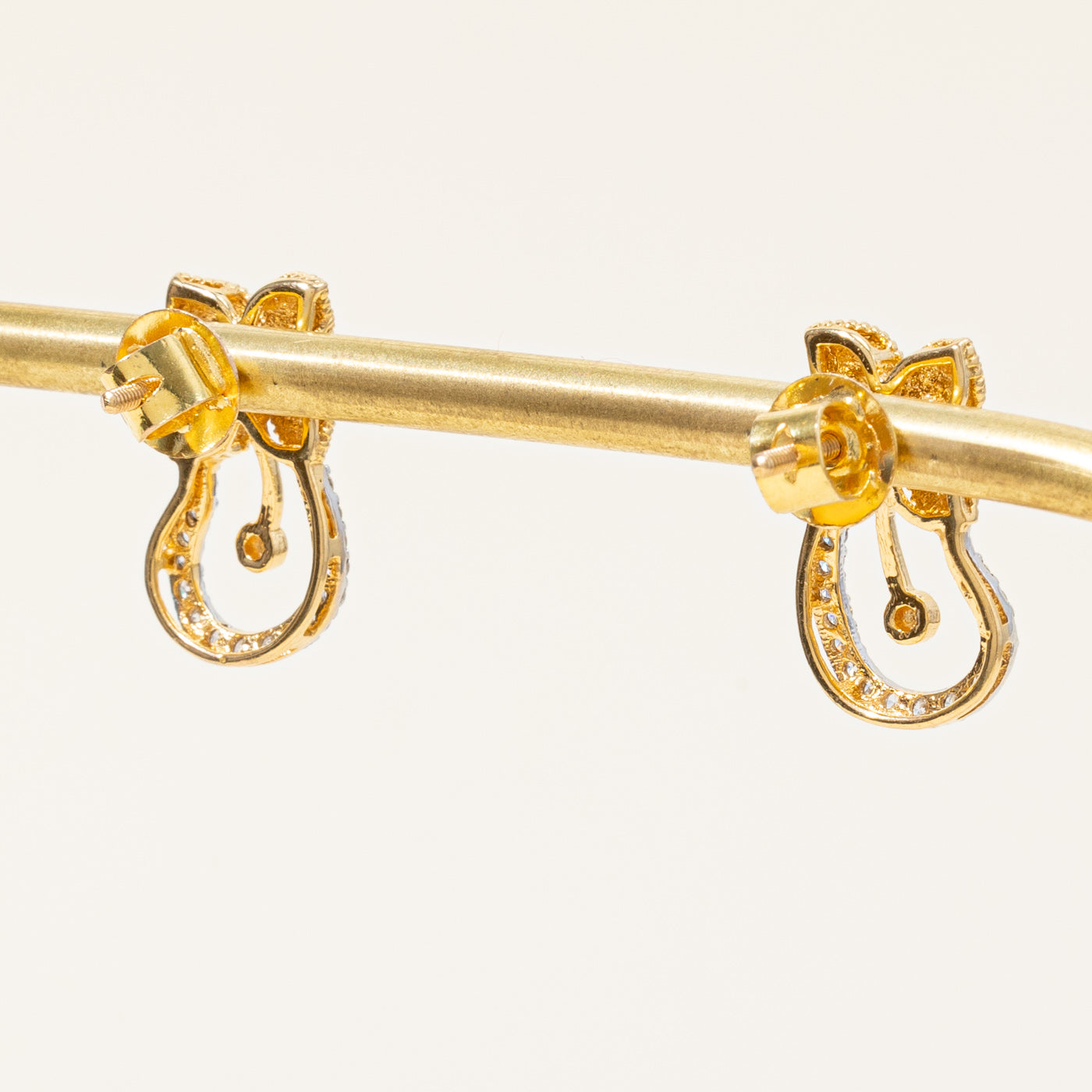 Diamond Flower Earrings | 0.39ctw |
