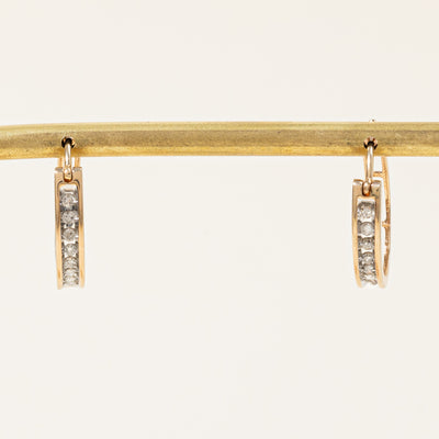 Diamond Hoop Earrings | 0.21ctw |