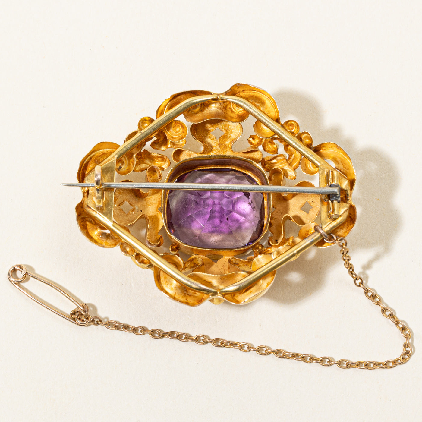 Large Amethyst Brooch | 20.00ct |