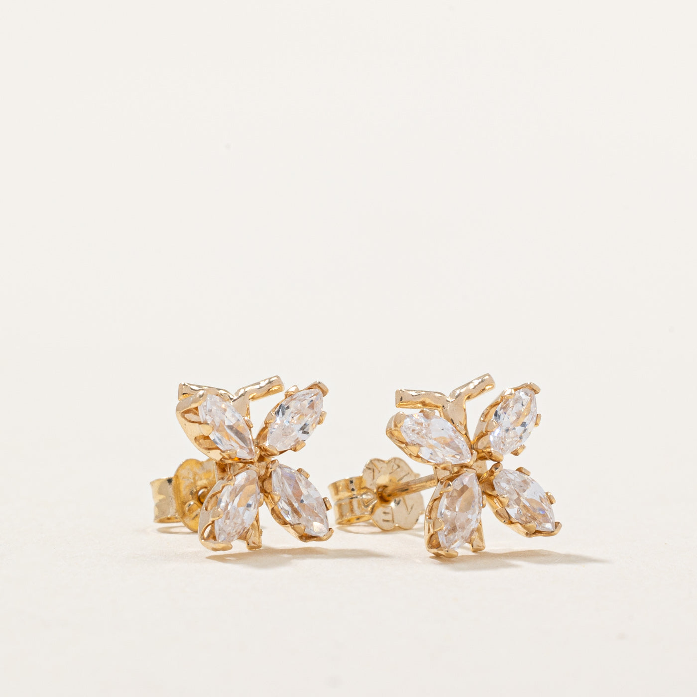 Diamond Butterfly Stud Earrings | 0.61ctw |