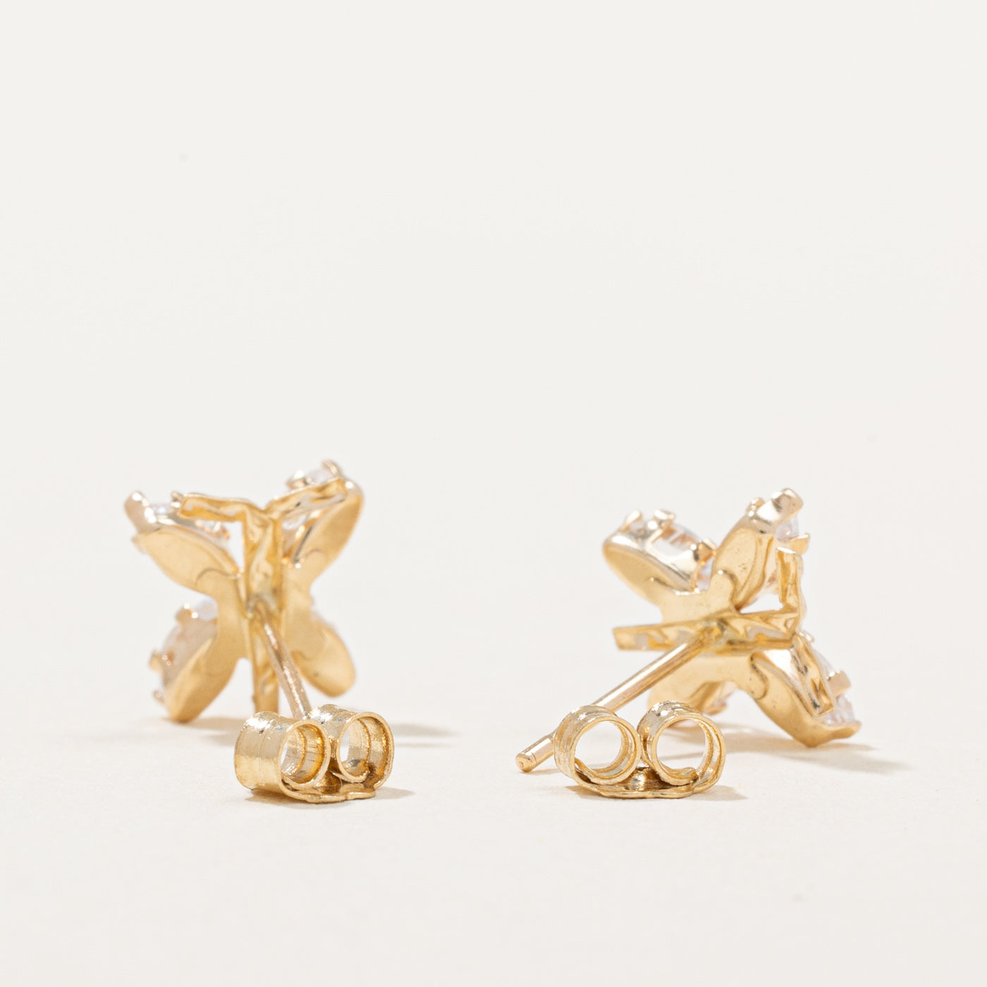 Diamond Butterfly Stud Earrings | 0.61ctw |