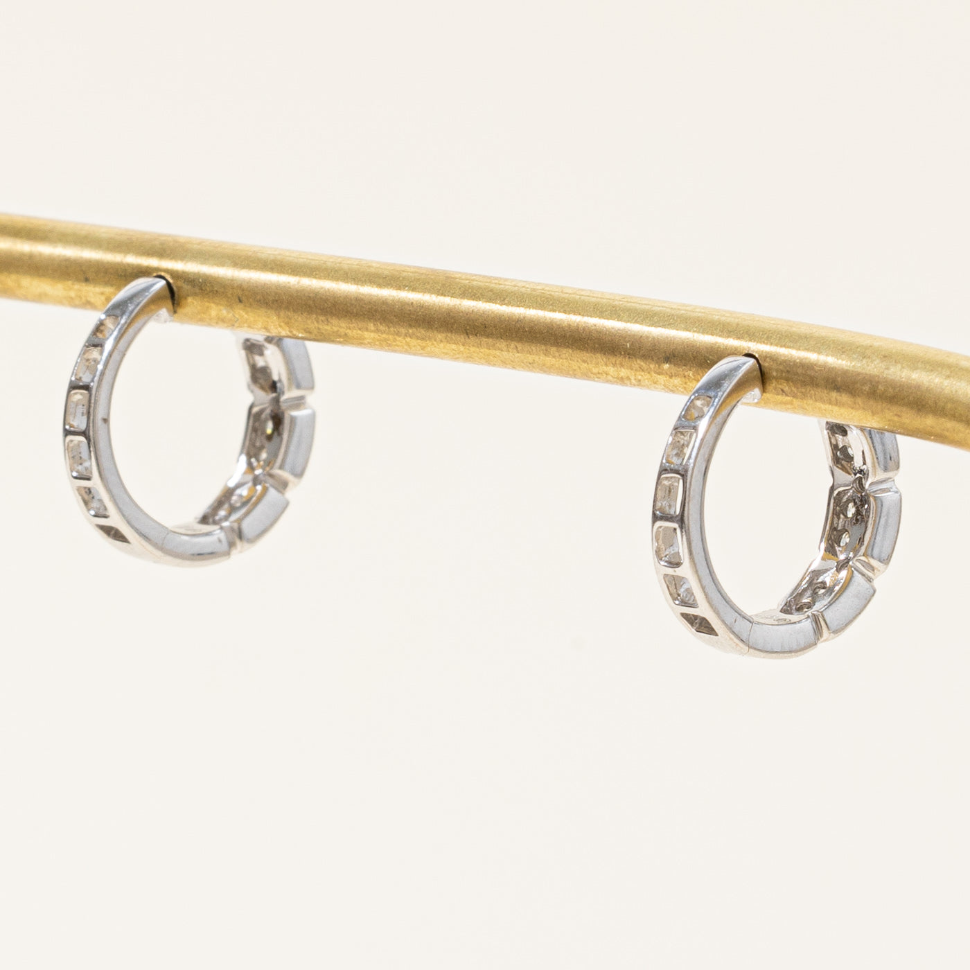 Diamond Huggie Earrings | 0.27ctw |