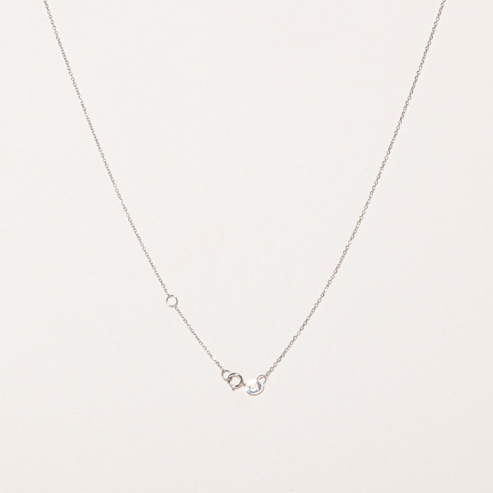 Bezel Set Diamond Necklace | 0.12ct | 18.5" |